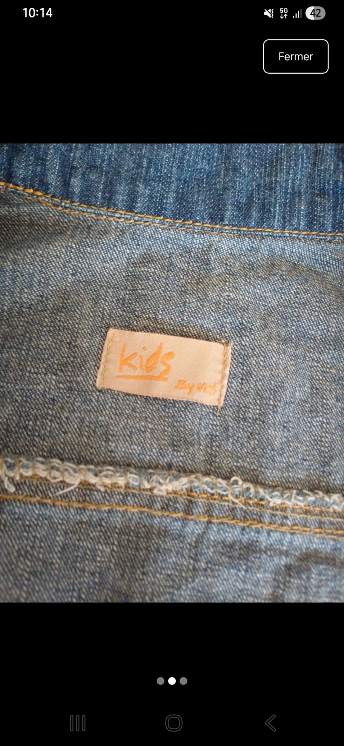 Veste jeans 2 anos – photo 2